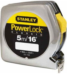 STANLEY POWERLOCK ΜΕΤΡΟ ΜΕ ΚΕΛΥΦΟΣ ΑΒS 5m