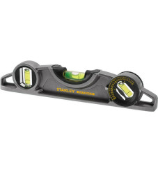 Stanley 43-609 Αλφάδι Αλουμινίου Μαγνητικό 25εκ. με 3 μάτια