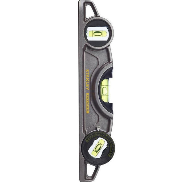 Stanley 43-609 Αλφάδι Αλουμινίου Μαγνητικό 25εκ. με 3 μάτια