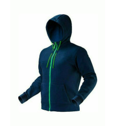 Neo Tools Ζακέτα Εργασίας Fleece με Κουκούλα Μπλε 81-511-XL