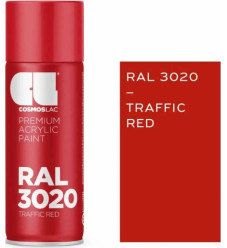 Cosmos Lac Σπρέι Βαφής Premium Acrylic Traffic Red N312-R3020 500ml