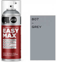 Cosmos Lac Σπρέι Βαφής Easy Max Ακρυλικό με Σατινέ Εφέ Grey RAL 7040 400ml