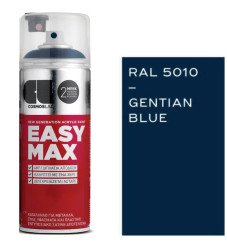 Cosmos Lac Σπρέι Βαφής Easy Max Premium Acrylic με Μεταλλικό Εφέ Gentian Blue RAL5010 - No818 400ml