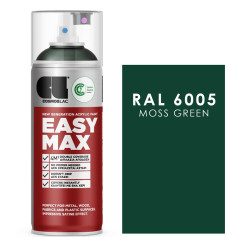 Cosmos Lac Σπρέι Βαφής Easy Max Premium Acrylic με Μεταλλικό Εφέ Moss Green RAL 6005 - NO861 400ml