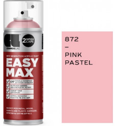 Cosmos Lac Σπρέι Βαφής Easy Max Ακρυλικό με Σατινέ Εφέ Pastel Pink N872 400ml