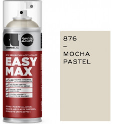 Cosmos Lac Σπρέι Βαφής Easy Max Ακρυλικό με Σατινέ Εφέ Pastel Moka N876 400ml