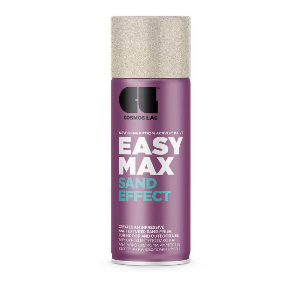 Cosmo Lac Spray Easy Max Line 400ml Sand Effect Μπεζ Nο940