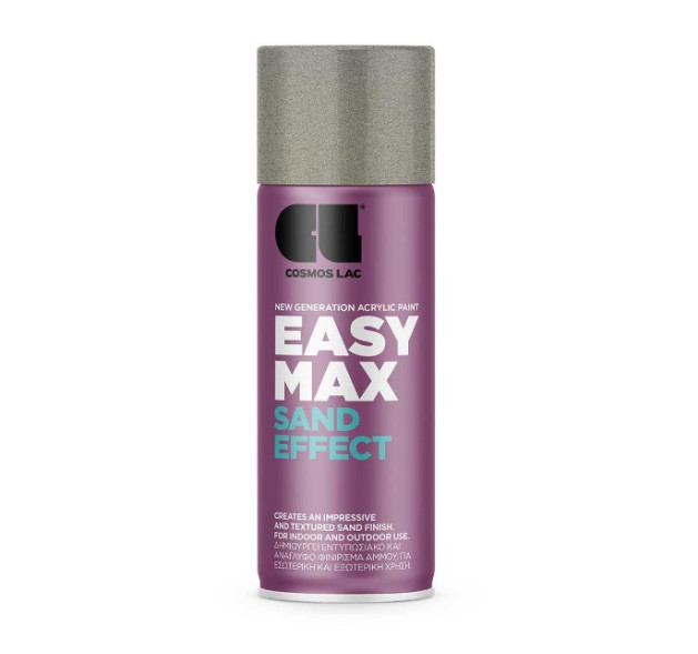 Cosmo Lac Spray Easy Max Line 400ML Sand Effect Γκρι Nο941