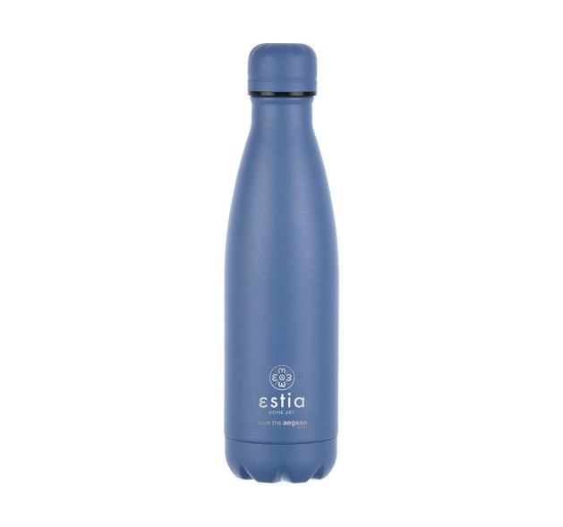 Estia Save Aegean Μπουκάλι Θερμός Demin Μπλε 500ml