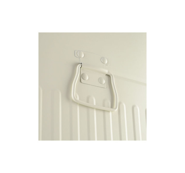 Estia Soft Close Κάδος Απορριμμάτων Μεταλλικός με Πεντάλ Ivory 30lt