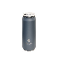 Estia Travel Cup Save The Aegean Ποτήρι Θερμός με Καλαμάκι Matte Grey 500ml
