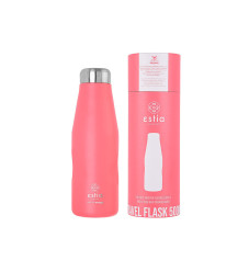 Estia Travel Flask Save Aegean Μπουκάλι Θερμός Fusion Coral 500ml
