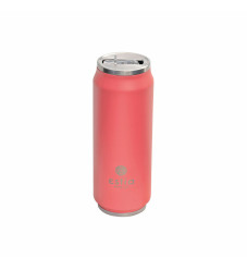 Estia Travel Cup Save The Aegean Ποτήρι Θερμός με Καλαμάκι Pastel Coral 500ml