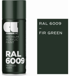 Cosmos Lac Σπρέι Βαφής Premium Acrylic Fir Green Ral Line 6009 400ml