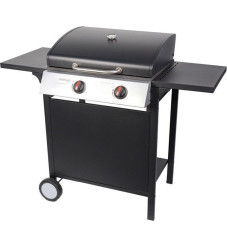 Bormann BBQ2000 Ψησταριά Υγραερίου Μαντεμένιας Σχάρας 45x45εκ. με 2 Εστίες 7.2kW