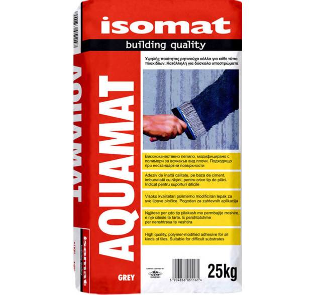 Isomat Aquamat Επαλειφόμενο Στεγανωτικό 25kg Γκρι