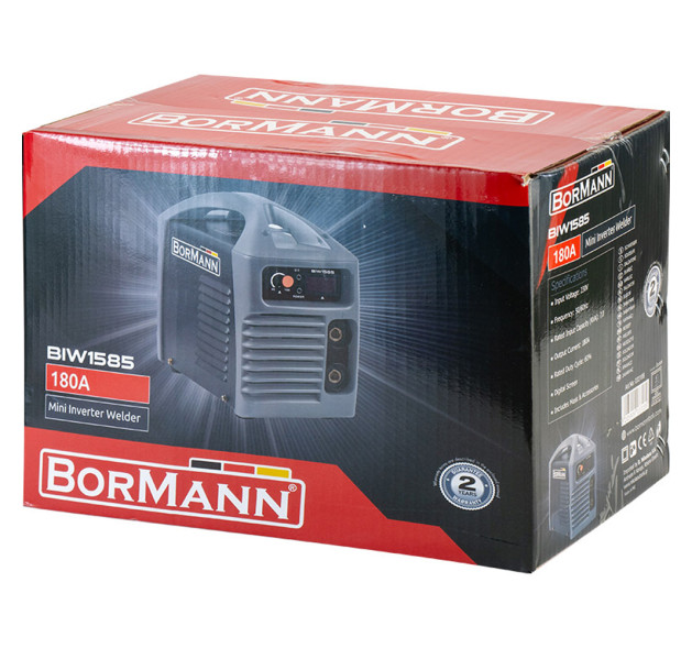Bormann BIW1585 Ηλεκτροκόλληση Inverter 180A (max) Ηλεκτροδίου (MMA)