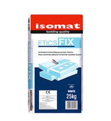Isomat Etics Fix Κόλλα Θερμομονωτικών Πλακών Λευκή 25kg