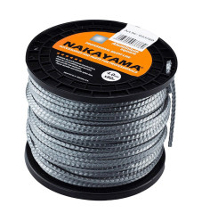 Nakayama NC1016 Μεσινέζα Αλουμινίου Τετράγωνη Στριφτή Μήκους 140m και Πάχους 3mm