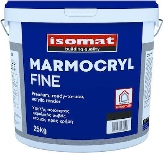 Isomat Marmocryl Fine 25kg - ακρυλικός σοβάς