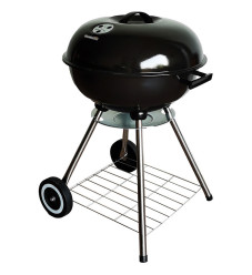 Bormann BBQ1145 Στρογγυλή Ψησταριά Κάρβουνου με Καπάκι και Ρόδες 44εκ.