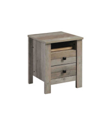 Ξύλινο Κομοδίνο Tara Rustic / Oak 40x40x50.5cm