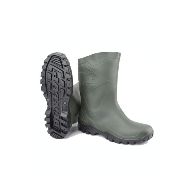 Dunlop Dee Αντιολισθητικές Unisex Γαλότσες Εργασίας Κνήμης σε Πράσινο Χρώμα No42