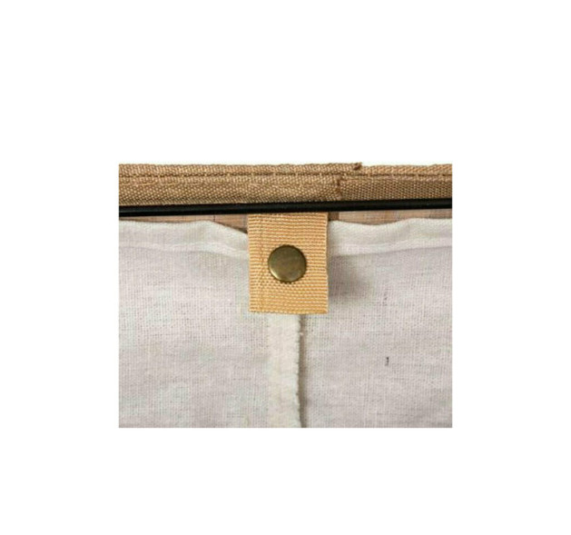 Natural Καλάθι Απλύτων Bamboo με Καπάκι 40x30x50cm Καφέ