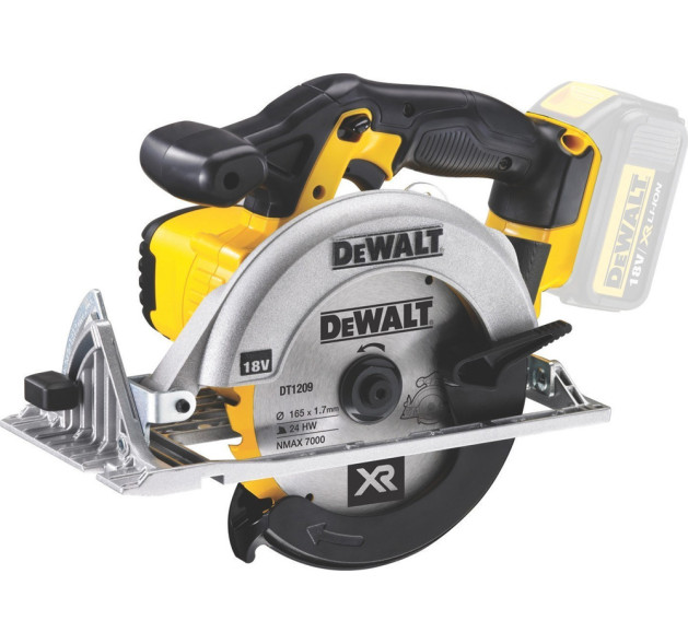 Dewalt DCS391N Δισκοπρίονο 18V Solo με Σύστημα Αναρρόφησης
