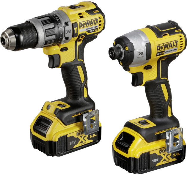 Dewalt DCK266P2 Σετ Κρουστικό Δραπανοκατσάβιδο & Παλμικό Κατσαβίδι 18V με 2 Μπαταρίες 5Ah και Θήκη