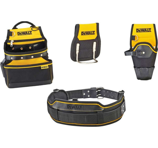 Dewalt Ζώνη Δραπάνου Υφασμάτινη με Βάση Στήριξης Σφυριού
