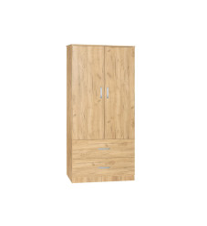 Δίφυλλη Ντουλάπα Ρούχων Zelia 79x42x180cm