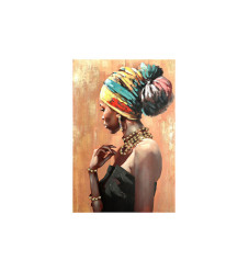 Pakketo African Πίνακας σε Καμβά 80x120cm