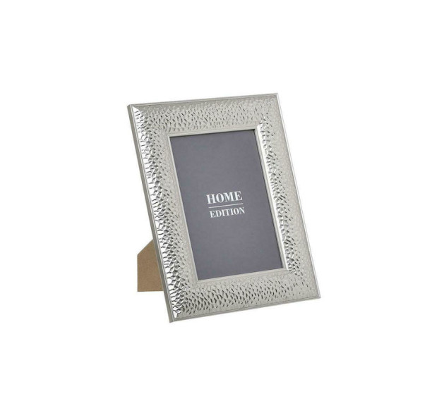 Inart Κορνίζα Πλαστική 10x15cm με Ασημί Πλαίσιο Ασημί