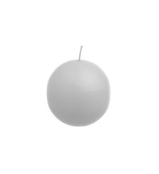 Διακοσμητικό Κερί Μπάλα White-Ivory 8x8εκ.