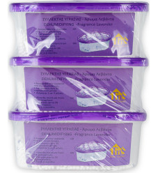 Συλλέκτης Υγρασίας με ’ρωμα Λεβάντα 3τμχ 100gr