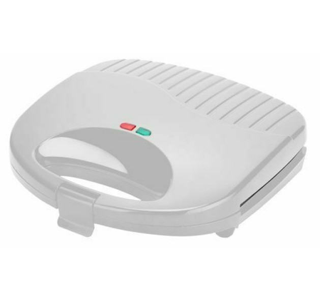 Τοστιέρα για 2 Τοστ 750W Λευκή