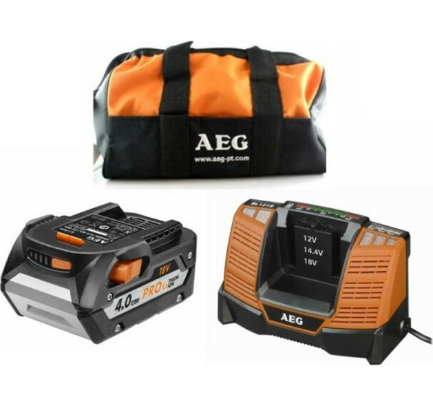 AEG Tools Σετ Μπαταρία 18V 4.0Ah & Φορτιστής