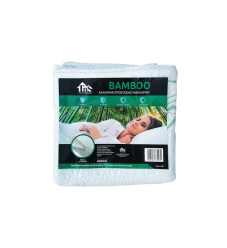 Bamboo Σετ Προστατευτικά Μαξιλαριών 50x70εκ. Λευκό