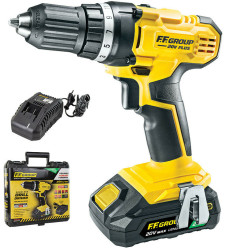F.F. Group CDD/35 20V Plus Δραπανοκατσάβιδο Μπαταρίας 20V 1x2Ah