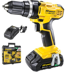 F.F. Group CDD/35 20V Plus Δραπανοκατσάβιδο Μπαταρίας 20V 2x2Ah
