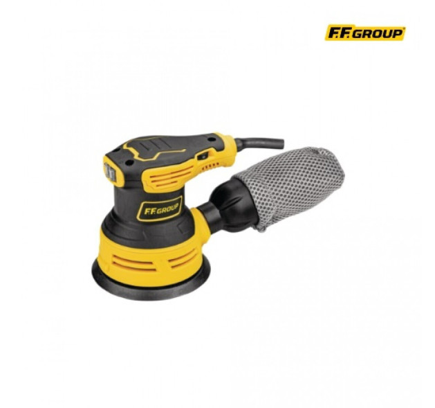 F.F. Group ROS 125/300 PRO Έκκεντρο Τριβείο 125mm Ρεύματος 300W Solo με Ρύθμιση Ταχύτητας και με Σύσ