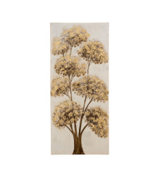 Zen Collection Πίνακας καμβάς ζωγραφικής 40Χ90 Δέντρο χρυσό
