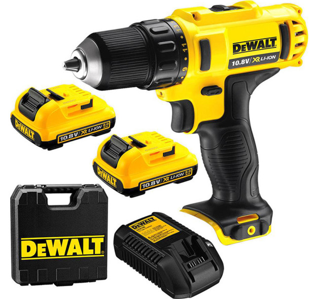 Dewalt DCD710D2 Δραπανοκατσάβιδο Μπαταρίας 10.8V 2x2Ah