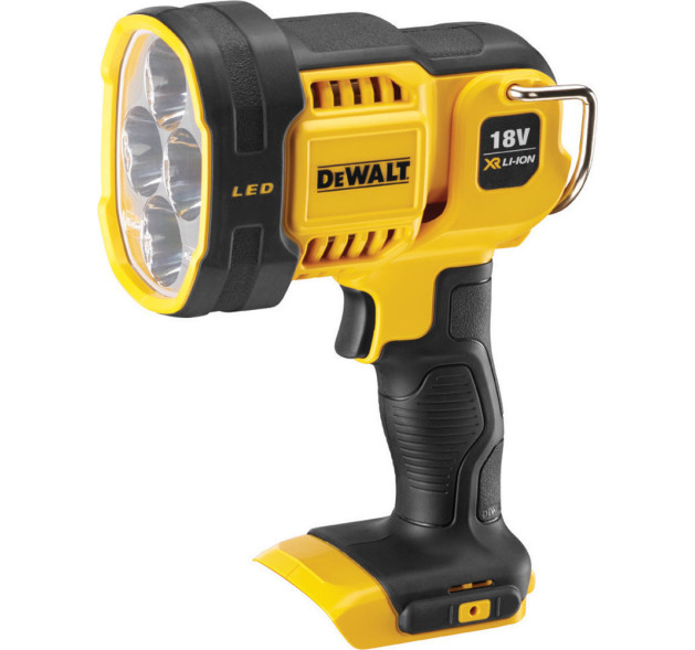 Dewalt Επαναφορτιζόμενος Προβολέας Χειρός LED Αδιάβροχος IP54 με Μέγιστη Φωτεινότητα 1000lm DCL043