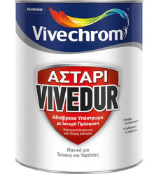 Vivechrom Vivedur Αδιάβροχο Υπόστρωμα Βάσεως Διαλύτου Κατάλληλο για Τοιχοποιία 5lt
