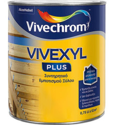 Vivechrom Vivexyl Plus Συντηρητικό Ξύλου Διαλύτου 511 Πράσινο Ματ 750ml