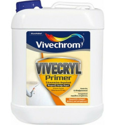 Vivechrom Vivecryl Primer Σιλικονούχο Ακρυλικό Μικρονιζέ Αστάρι Νερού Κατάλληλο για Τοιχοποιία 10lt
