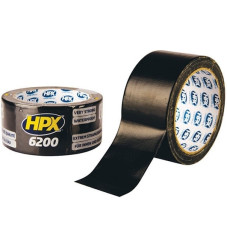HPX Αυτοκόλλητη Υφασμάτινη Ταινία Μαύρη 48mmx5m