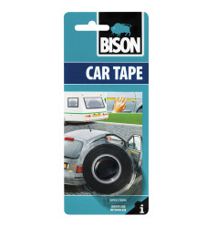 Bison Car Tape Αυτοκόλλητη Αφρώδης Ταινία Διπλής Όψης Μαύρη 19mmx1.5m